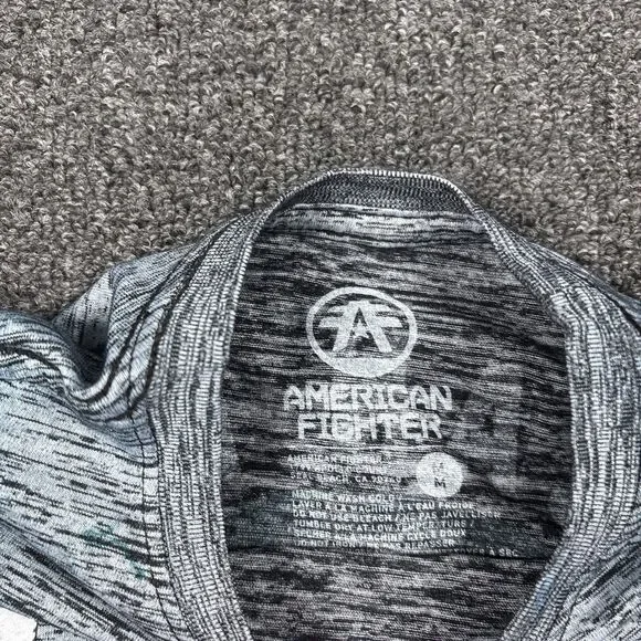 NEW American Fighter Shirt Mens Blue Division Tee Velvet Graphic Size Medium - Picture 4 of 7